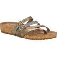 thumbnail image 1 of Women's Walking Cradles Penelope Strappy Wedge Sandal Tan Mini Cheetah Leather 7.5 M, 1 of 7