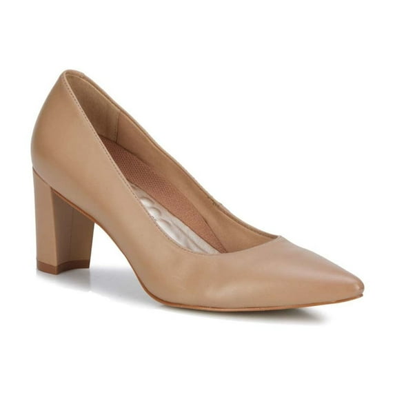 Walking Cradles Wc Samantha Women Pump Shoe In Nude Cashmere Leather