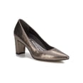 thumbnail image 1 of Walking Cradles Wc Samantha Women Pump Shoe In Pewter Jasmine Leather, 1 of 5