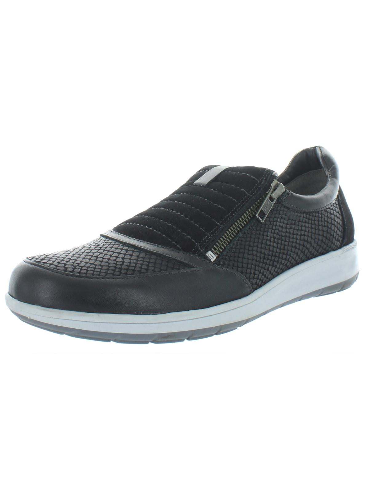 Walking Cradles Womens Orion Leather Trainers Slip On Shoes