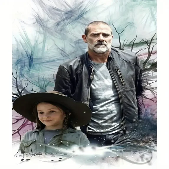 The Walking Dead 5D Diamond Painting Tools for Adults DIY Diamond Art Tools for Beginners with Round Full Diamond Diamond Gemstones Home Wall Painting Art Decoration Gift Artwork