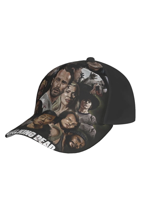 Walking Dead Anime Baseball Cap Hats Adjustable Snapback Caps Cool Dad Hat for Men Women Teens Best Gift