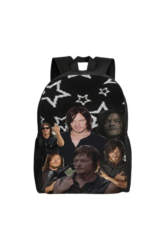 Walking Dead Backpack Funny Pattern College Laptop Schoolbag Large Capacity Daily Travel Hiking Sports Casual Daypack