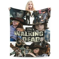 Walking Dead Blanket, Soft Warm Cozy Plush Throw Blanket Gifts for Adults Kids, Lightweight Fuzzy Comfy Flannel Blankets for Couch Bed House Decor Travel 40"X30"