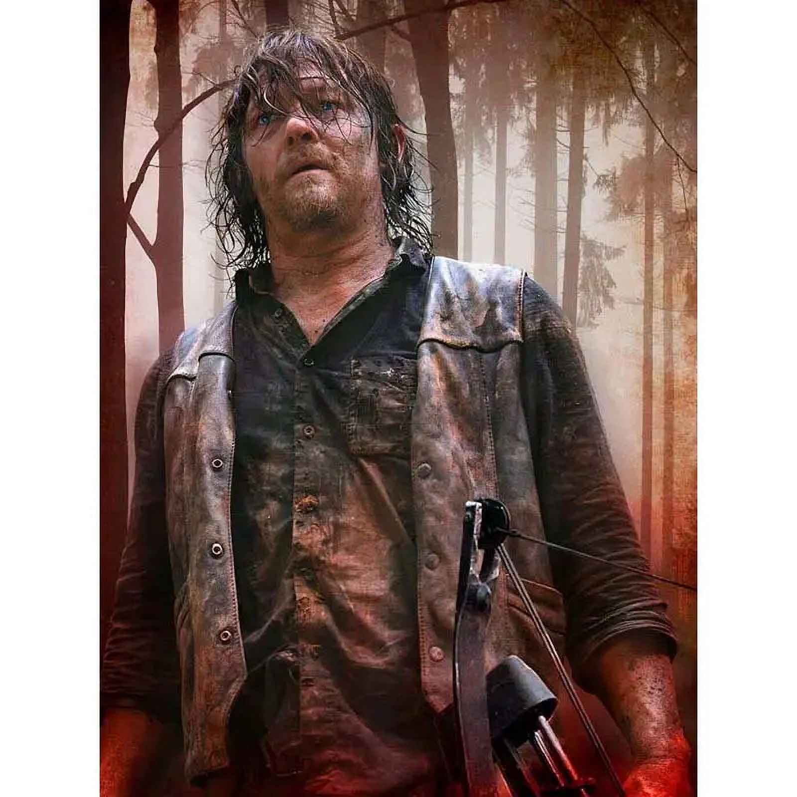 Walking Dead Diamond Painting Kit Handmade DIY Mosaic Rhinestone Diamond Embroidery Home Decoration Gift Round Diamond