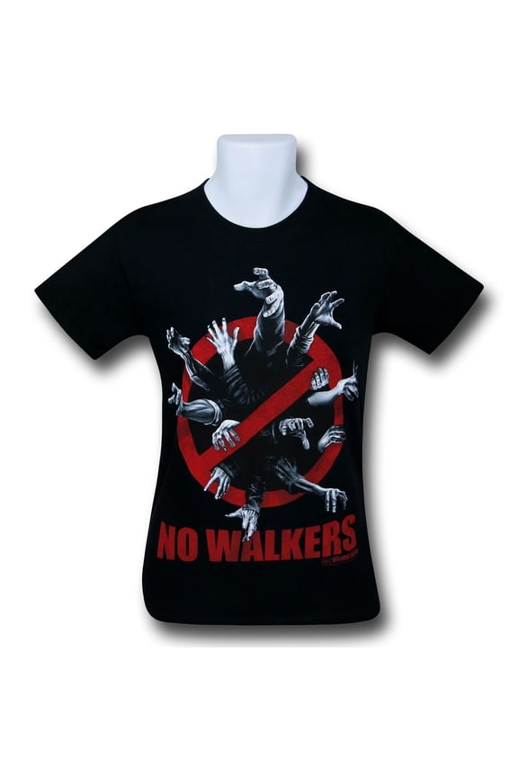 Walking Dead No Walkers T-Shirt-Men's Large