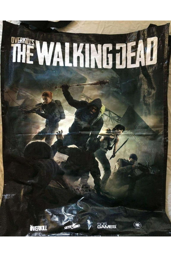 Walking Dead Overkill 2018 Comic-Con huge promo tote bag or backpack NEW