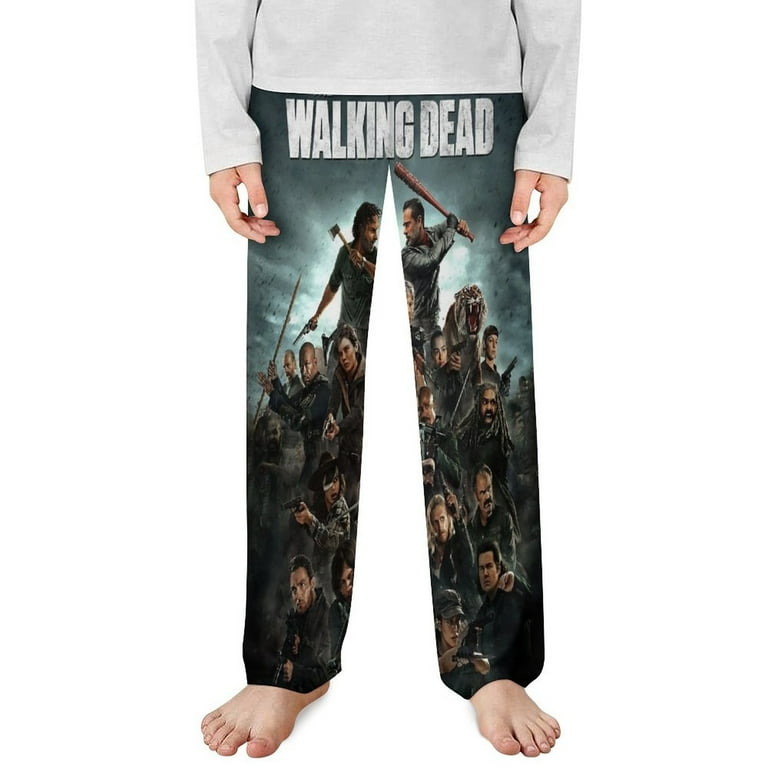 Walking Dead Pajama Pants Long Sleep Pant Pajama Bottoms Drawstring Waist with Pockets