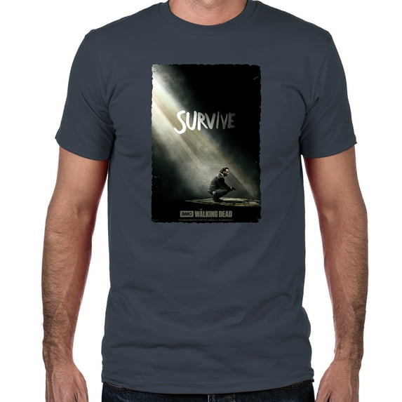 Walking Dead, Survived Men's T-shirt (Medium)