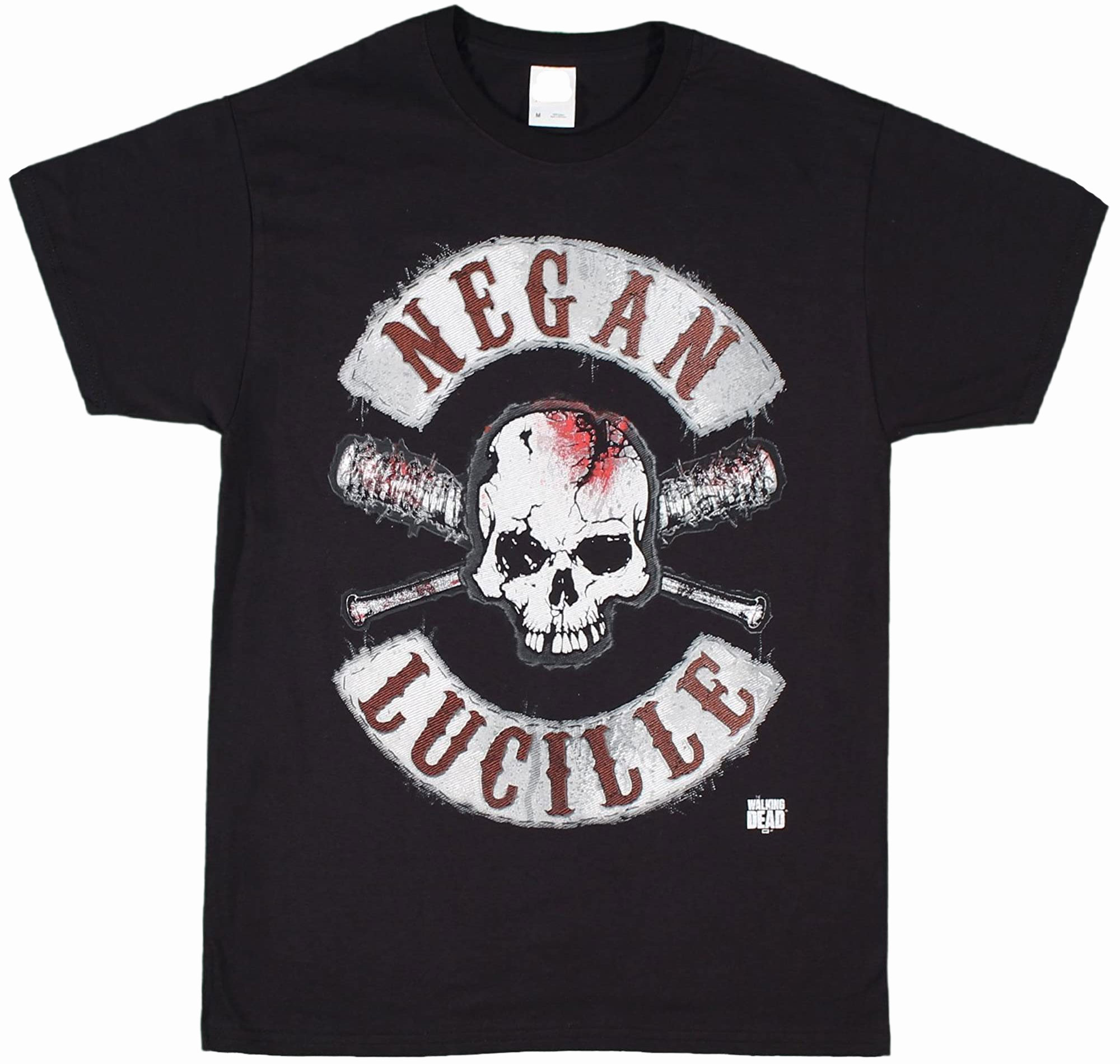 Walking Dead The Negan Lucille Crossed Bats Adult T-Shirt