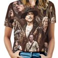 thumbnail image 1 of Walking Dead Womens T-shirts Crewneck Shirts Blouse Short Sleeve Tee Shirts Girls Tops S, 1 of 8