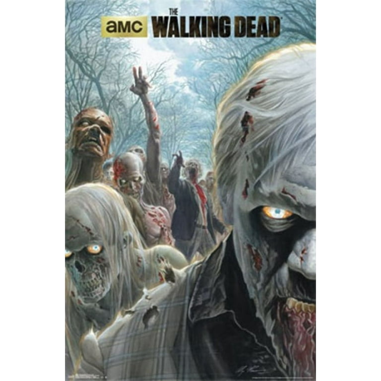 TWD Art Print Promo Poster AMC The Walking Dead Prison Zombie