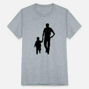 Walking Father And Son Unisex Tri-Blend T-Shirt