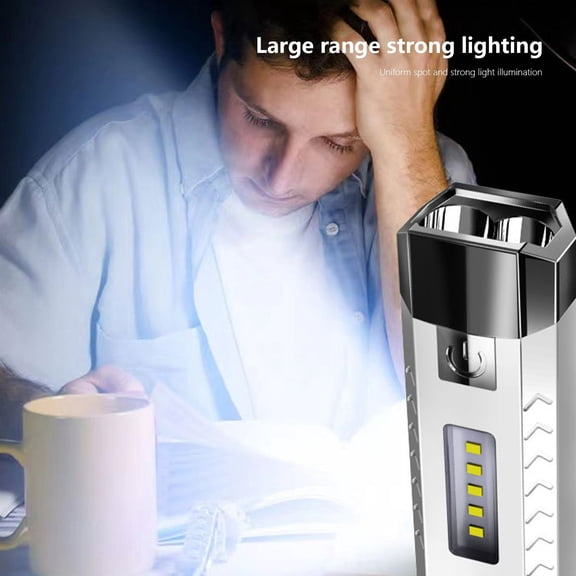 Walking Flashlight Household Flashlight, Hiking Flashlight Hand Held Flash Light, Handheld Flashlight Walking Flashlight, Flashlight Small Lightweight Flashlight