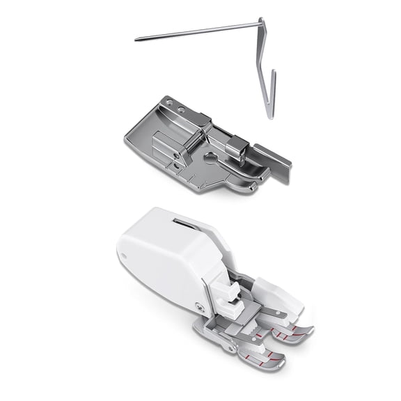 Walking Foot for Brother, Singer, Janome & All Low Shank Sewing Machines | Universal Fit Presser Foot Kit for Quilting, Bag Making, Home Decor