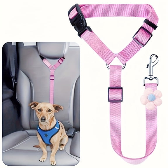 Walking Gear Retractable Leash Strap Chest Harness Belt Pet Safety Tether Outdoor Travel Control Tool Casual Walking Accessory ,Pink - 55X71Cm