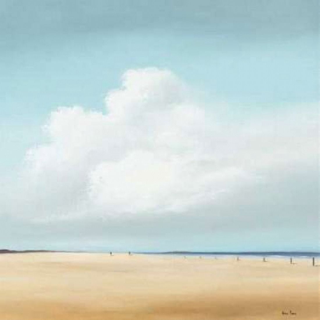 Walking II Canvas Art - Hans Paus (24 x 24)