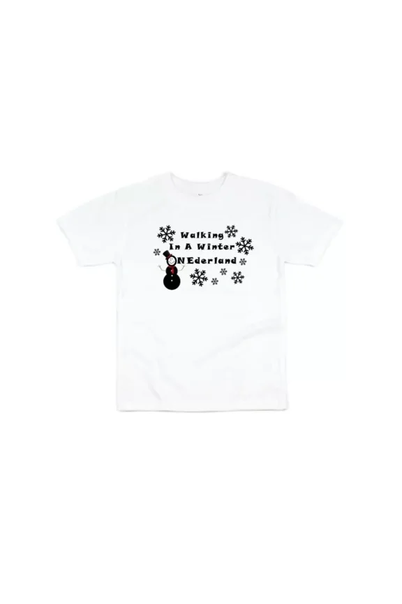 Walking In A Winter Onederland Toddler Shirt - 1St TODDLER SHORT SLEEVE TEE BELLA CANVAS 3001T