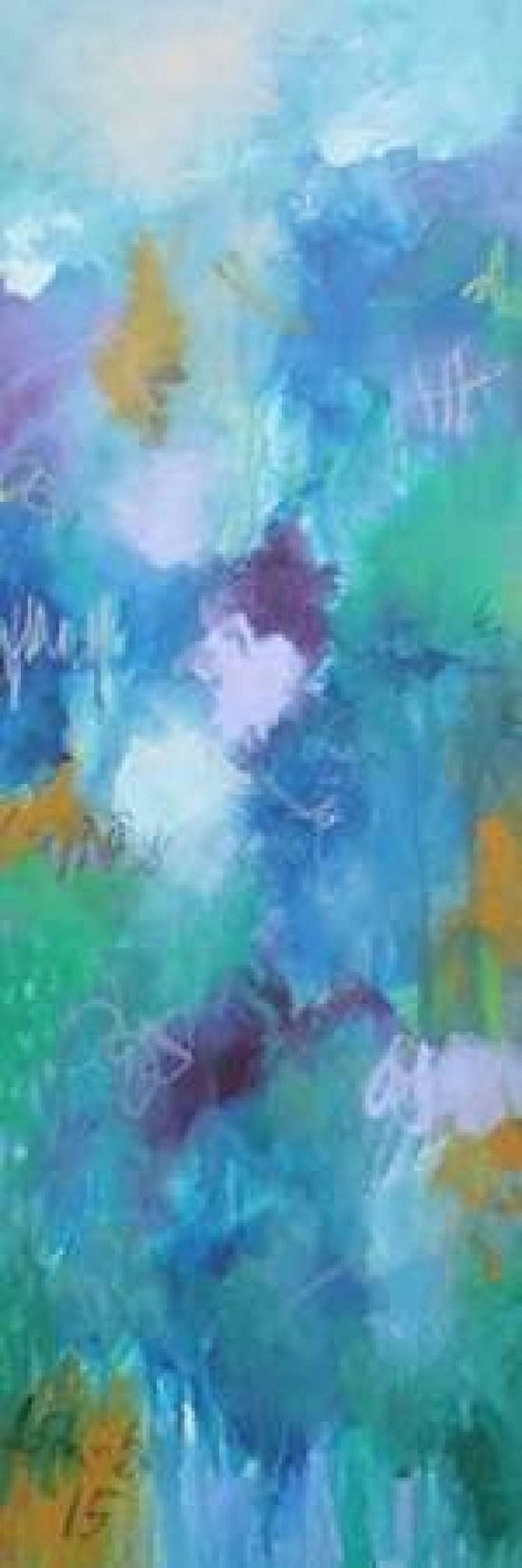 Walking In Colors One Canvas Art - Anna Schueler (12 x 36)