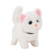 Walking Kitty Plush Toy Electric Interactive Cat Stuffed Animal Cat Pet Toy Kitten Birthday Gift for Cat Lovers