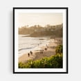 thumbnail image 1 of Walking in Laguna - Laguna Beach California Photography Beach Coast Sunset Seascape Ocean Beach House Tropical Black Framed Wall Art Print 6 x 8 inches, 1 of 4
