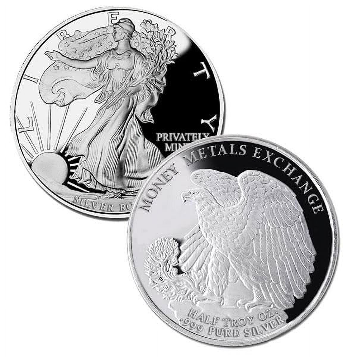 MONEY METALS MINT Walking Liberty 1/2 Oz Silver Rounds