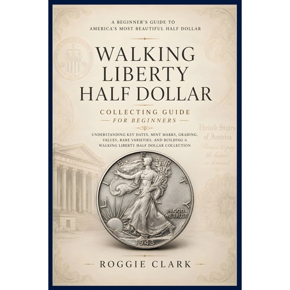 Walking Liberty Half Dollar Collecting Guide For Beginners: Understanding Key Dates, Mint Marks, Grading, Values, Rare V, (Paperback)