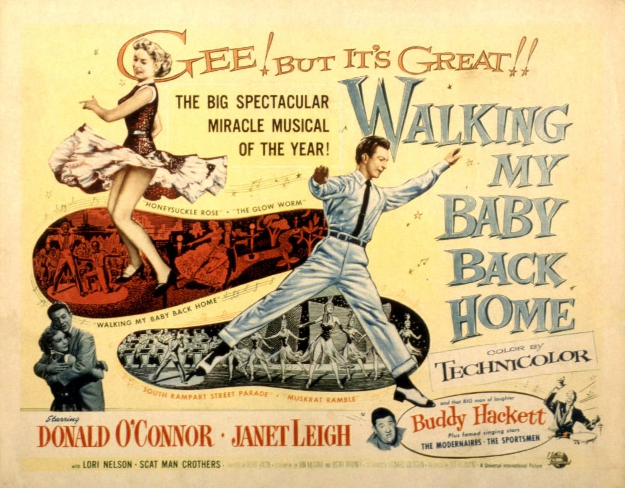 Walking My Baby Back Home Canvas Art - (28 x 22)