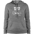 thumbnail image 1 of Walking Out My Faith Ladies Pullover Hooded Sweatshirt, 1 of 4
