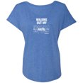 thumbnail image 1 of Walking Out My Faith Ladies Triblend Tee, 1 of 10