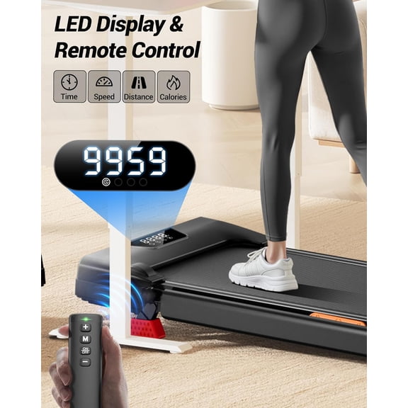 Walking Pad with 15% Incline 0.6-6.2MPH Foldable Walking Pad Treadmill 2.5HP Portable Compact Treadmills for Home Small Space 300LBS with Remote Control$$Sport & Recreation Other