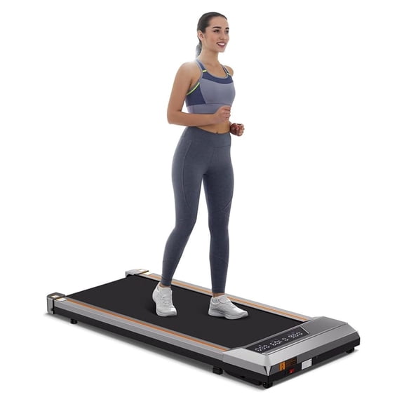 Walking Pad 2 in 1 Under Desk Treadmill 2.5 Treadmill for Home with Control LED Display 265lLBS Weight Capacity Walking Jogging Machine for Home Office