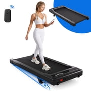Upgraded Walking Pad 2 in 1 Under Desk Treadmill, Running Jogging Machine with Remote Control for Home Office, Lightweight Portable Desk Treadmill Installation 