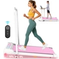 thumbnail image 1 of Walking Pad 2-in-1 Under Desk Treadmill, 2.5HP Folding Walking Treadmill with Remote Control, 0.5-5mph Compact Jogging Machine for Home & Office, 1 of 14