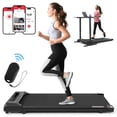 thumbnail image 1 of Tikmboex 2.5HP Walking Pad Treadmill with Smart App Remote Control and LED Display, Electric Jogging Running Machine for Home Office Use, Black, 1 of 8