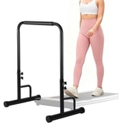 Walking Pad Handle Bar Only 27" Wide, 39.37" Height, Non-Slip Base, Tool-Free Parallettes Handrail
