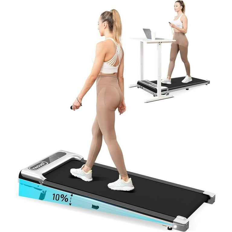 美品‼️AZsports 12×3.5 +45 4-100 Yagud Walking Pad Under Desk Treadmill with Incline, Portable