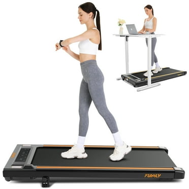 RHYTHM FUN Incline Foldable Treadmill, Walking Pad With Handle Bar 3
