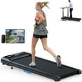 Walking Pad with Incline Walking Pad Treadmill 300lb Capacity [Voice
