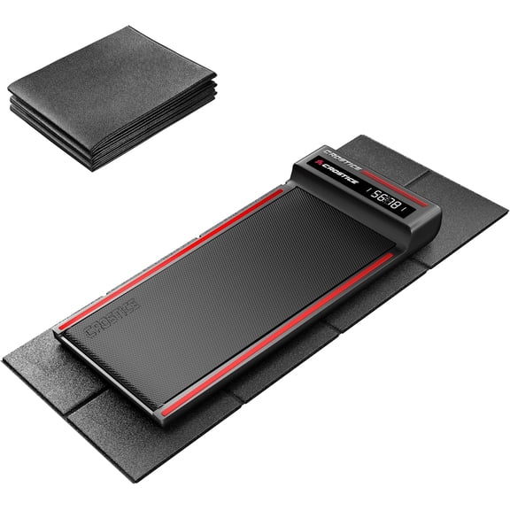 Walking Pad Mat 26 x 60 (Mat Only), 1/4 Thick Floor Mat for Under Desk Treadmill for Carpet & Hardwood, Shock Absorption Protector for Small Mini Treadmill, Waterproof & Anti-Slip, Heavy Duty