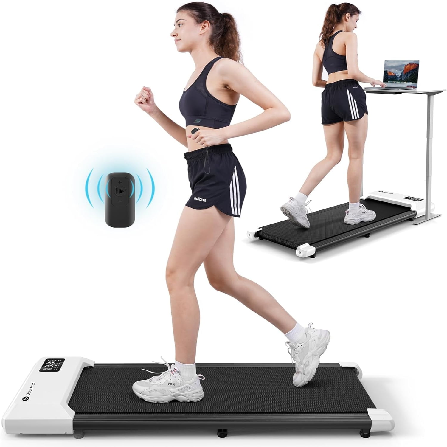 Walking Pad Smart Raceable 2024 Upgrade Treadmills for Home APP&Remote