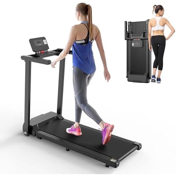 Walking Pad Treadmill with APP Control, 2.5HP Quiet Motor, 300 lbs Capacity, Portable Folding Treadmill for Home & Apartment, 0.56 MPH, LED Display, 12 Preset Programs$$Sport & Recreation Other