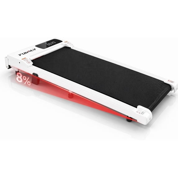Walking Pad Treadmill, Funmily 3.0HP Under Desk Treadmill for Home/Office, 2026 Upgrade 3-in-1 Portable Treadmills with Remote Control, LED Display, 300 Lb Capacity,No Assembly Required
