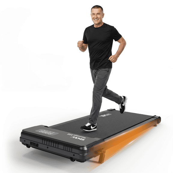 Walking Pad Treadmill with Incline - 4.0 MPH Quiet Walking Pad Treadmill for Home Office with Remote Control, 200 lbs Capacity Mini Walking Machine for Small Spaces