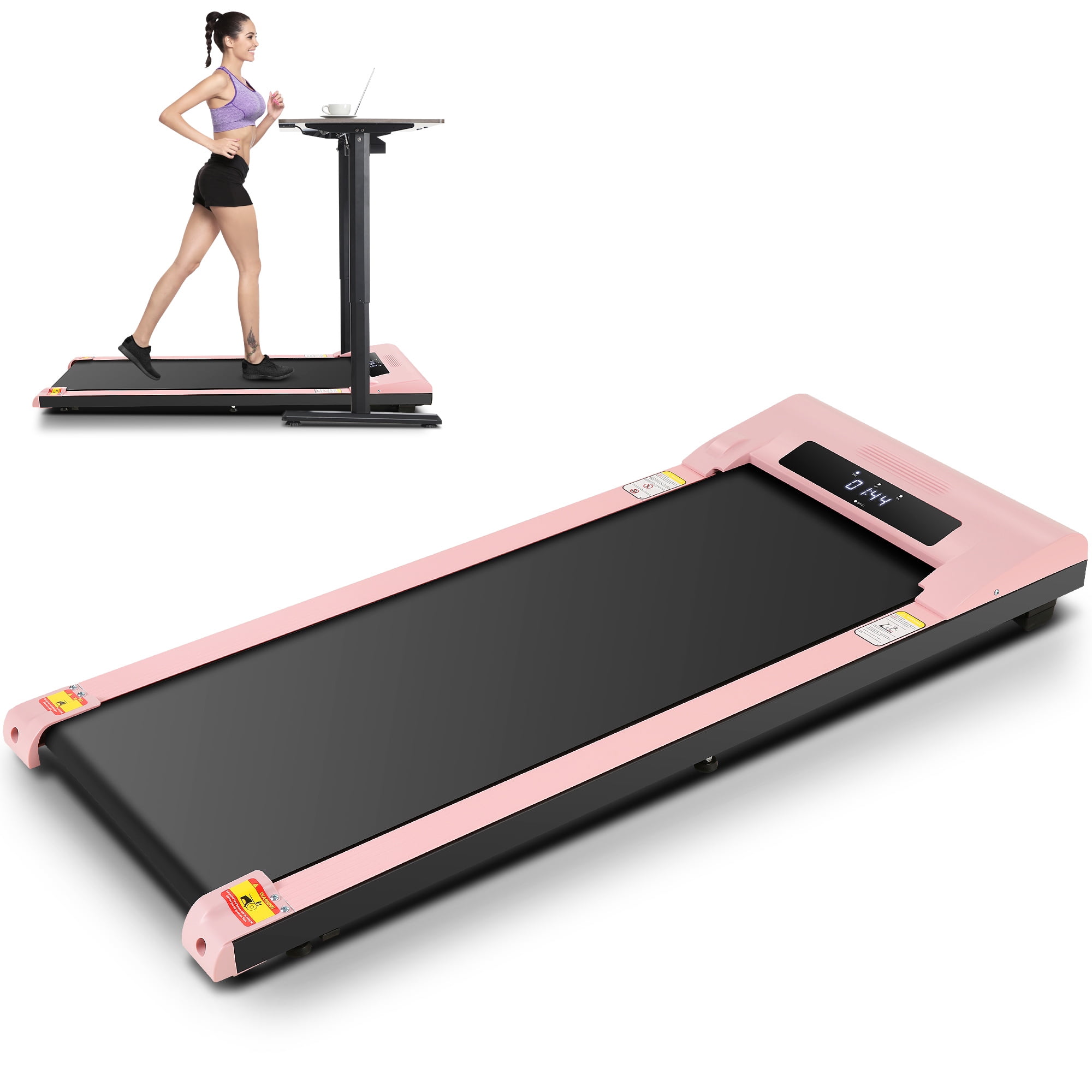 Compact Pink Under Desk Treadmill for Home Office Nepal Ubuy