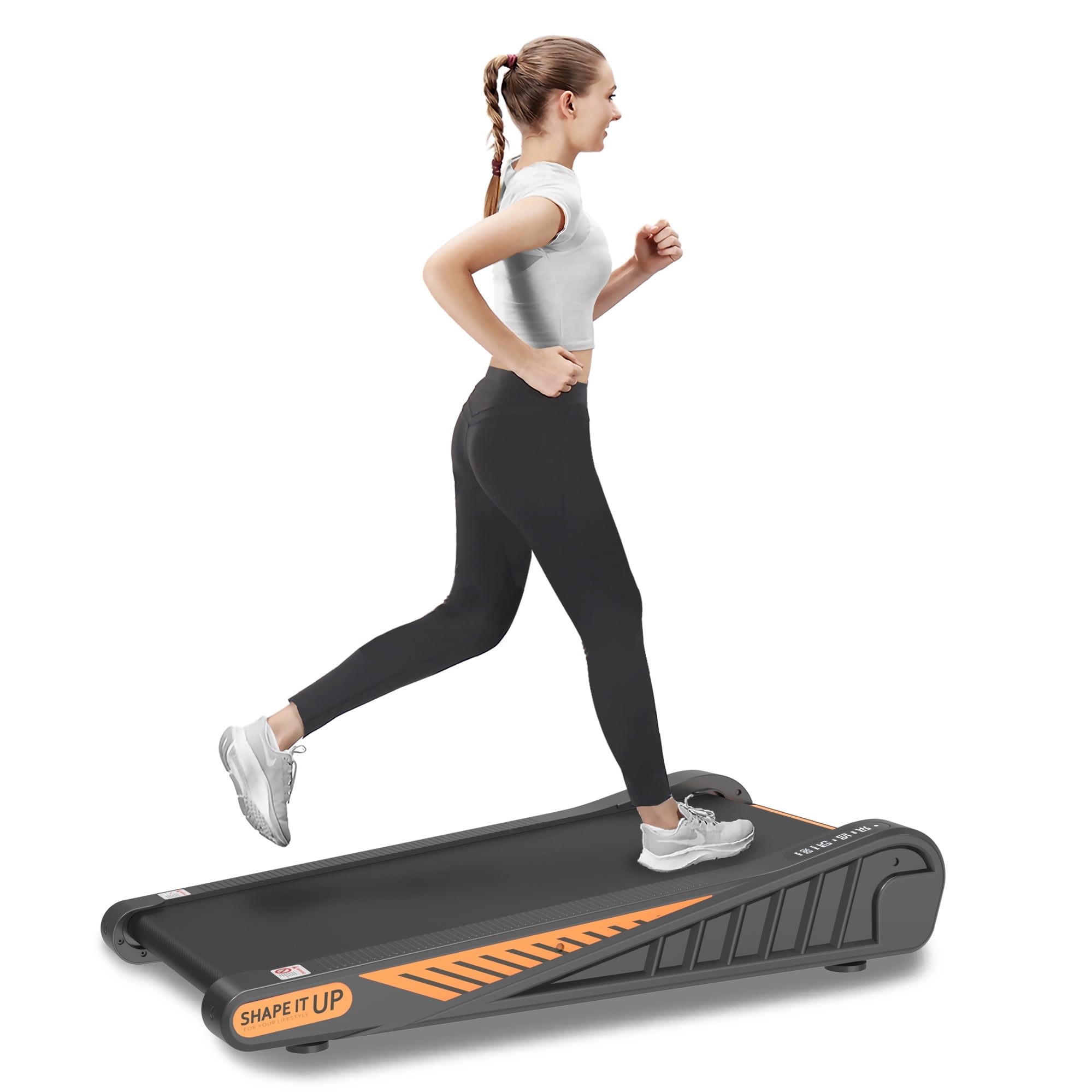 Walking Pad Treadmill  Under Desk with  Incline 2.0HP Quiet Motor 280lbs Home for small pace