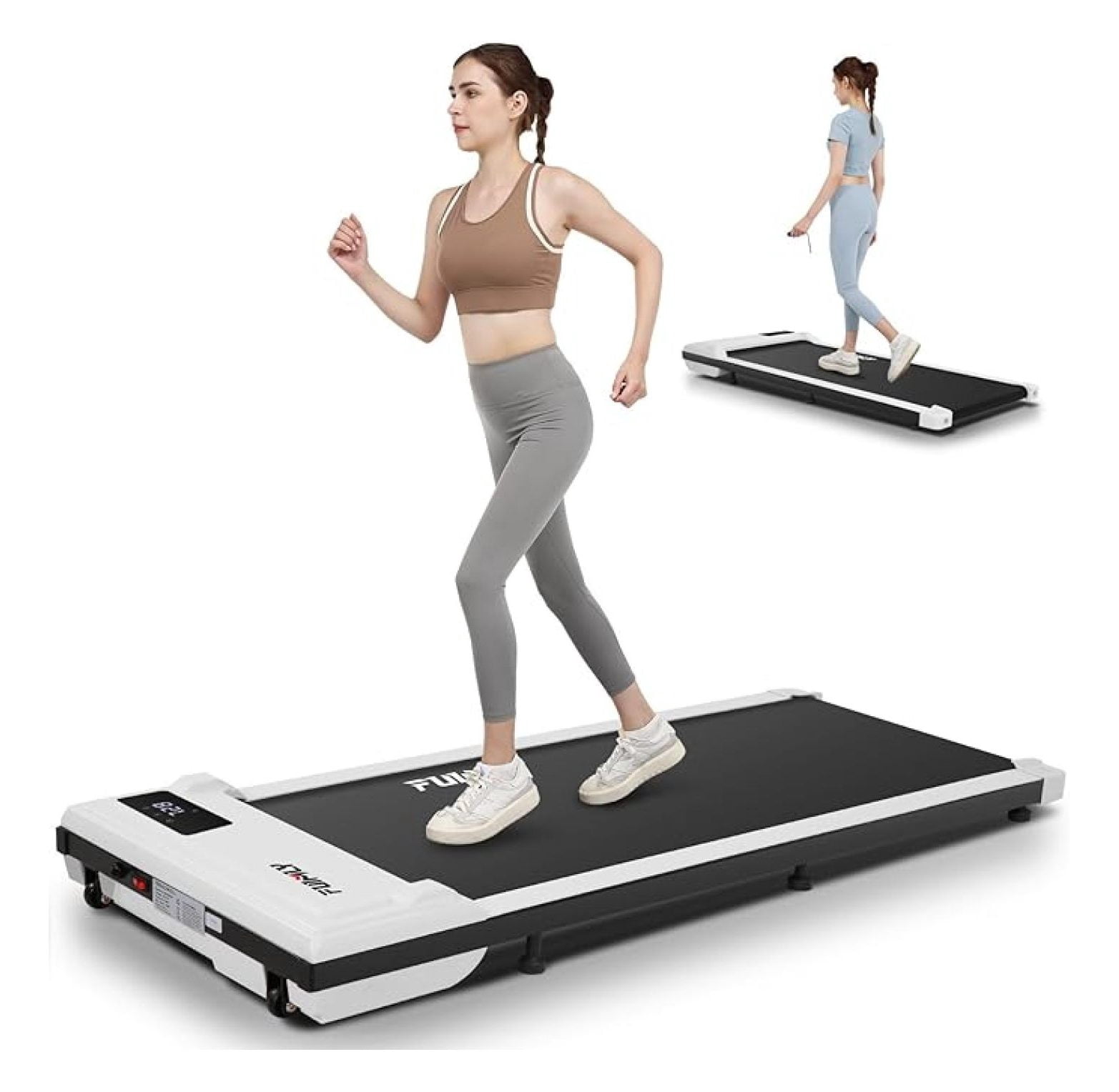 Walking Pad Treadmill with Incline, 2.5HP Under Desk Treadmill, Home ...