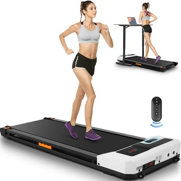 Walking Pad Treadmill with Remote Control,Under Desk Treadmill for Home&Office, Speed Range 0.6~4mph, 250 lbs Weight Capacity