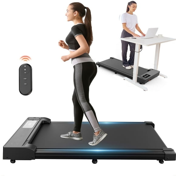 Walking Pad-Under Desk Treadmill for Home&Office,Patbrela Portable Walking Treadmill 2.5HP,3 in 1 Walking Pad for Walking Jogging Machine with 300 lbs Weight Capacity Remote Control LED Display