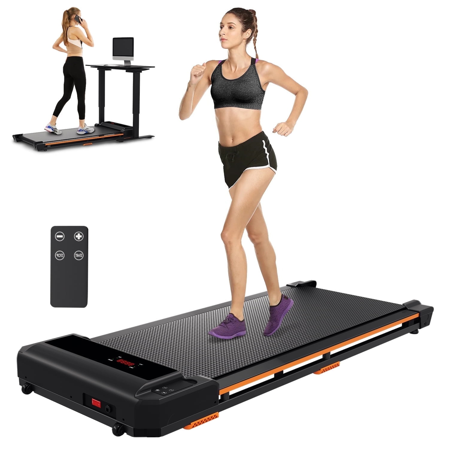 Walking Pad,Under Desk Treadmill,Treadmills for Home,320 Lb Capacity main image 0